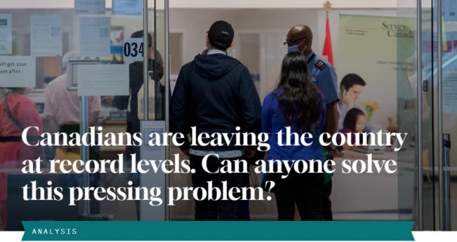 震惊! 加拿大40%顶级富豪跑美国 全民逃离创纪录